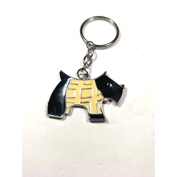 Scotty Dog Black Creme Sweater Keychain - Picture 4 of 6